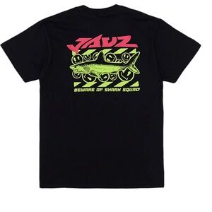 BEWARE OF SHARK SQUAD T-SHIRT  Black Size S
